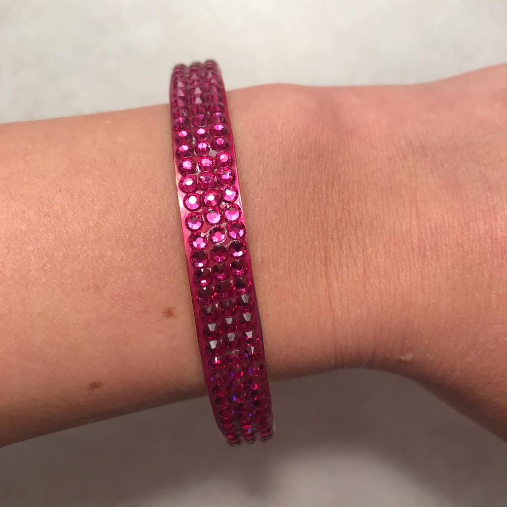Kate Spade pink crystal bangle